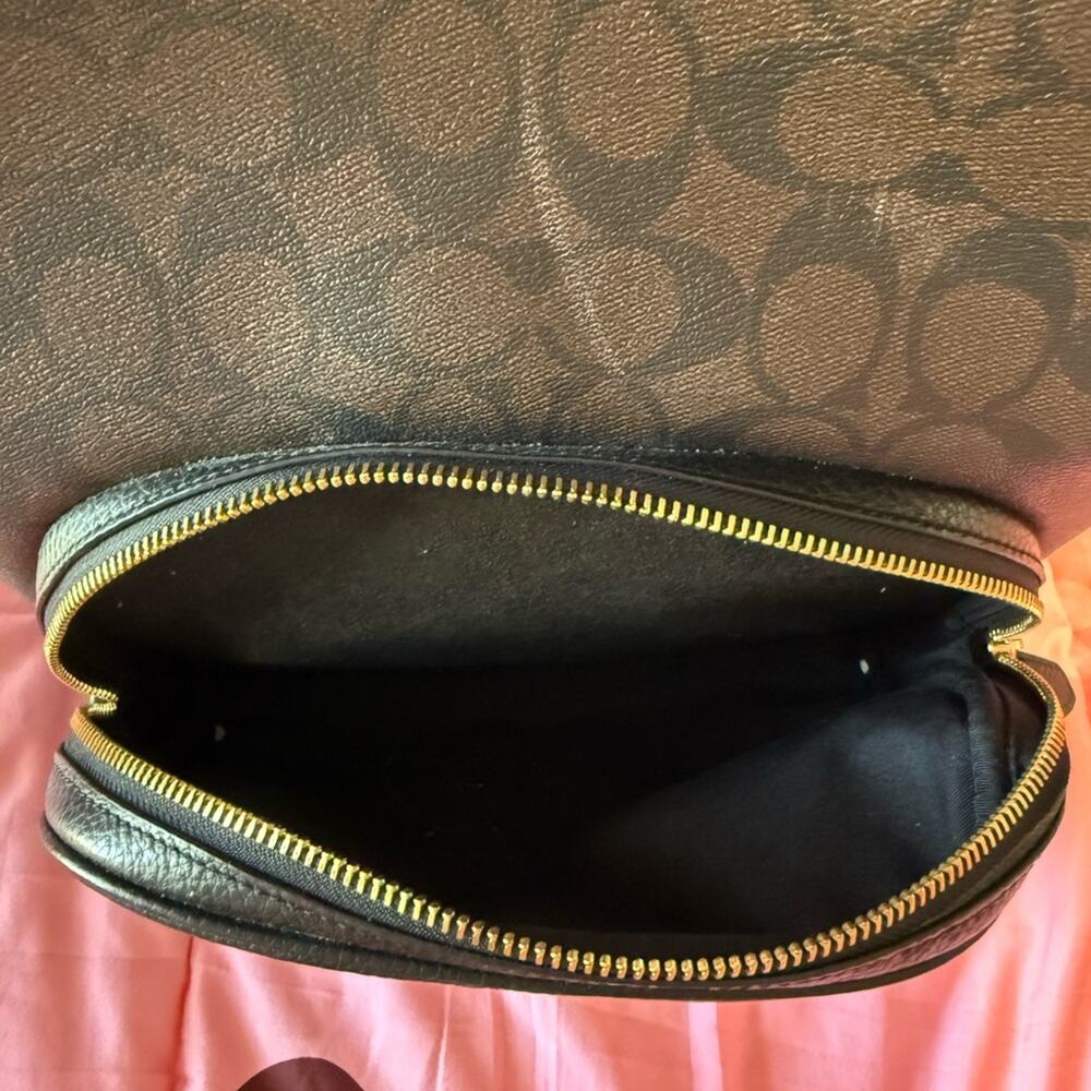 Coach Black and Brown Backpack - Picture 2 of 7